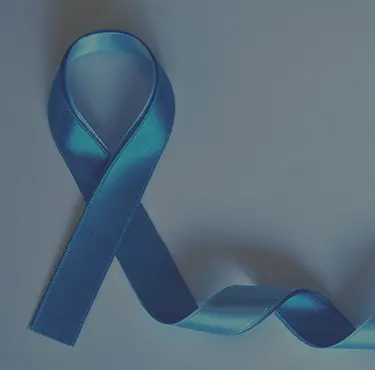 Blå bandet - en symbol i kampen mot prostatacancer.