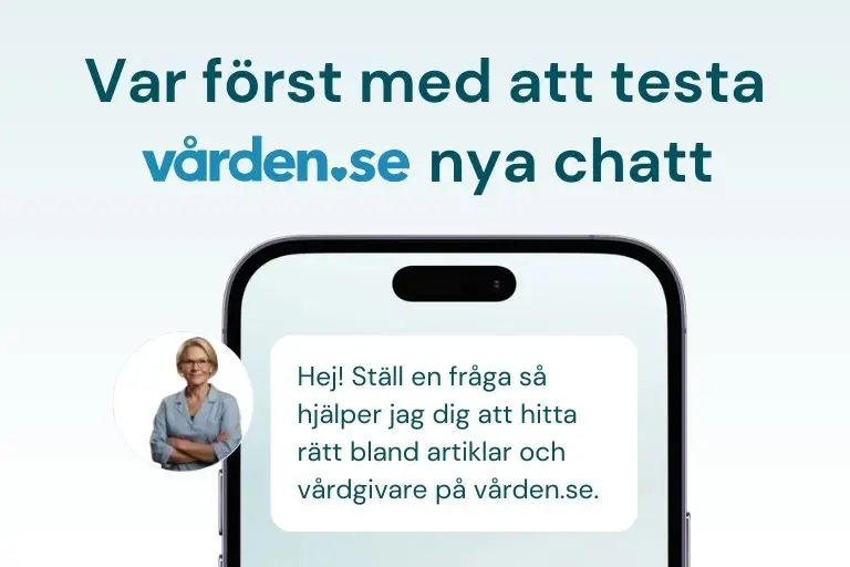 Var först med att testa Vården.se nya chatt